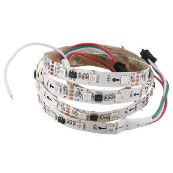 1M LED Strip 48 SMD 5050 RGB Dream Color waterproof IP65 DC 12V