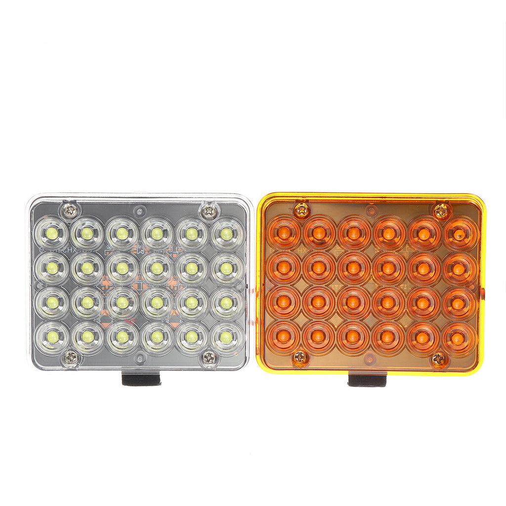 12V LED Recovery Light Bar Car Amber Emergency Flashing Strobe Beacon Truck Lamp