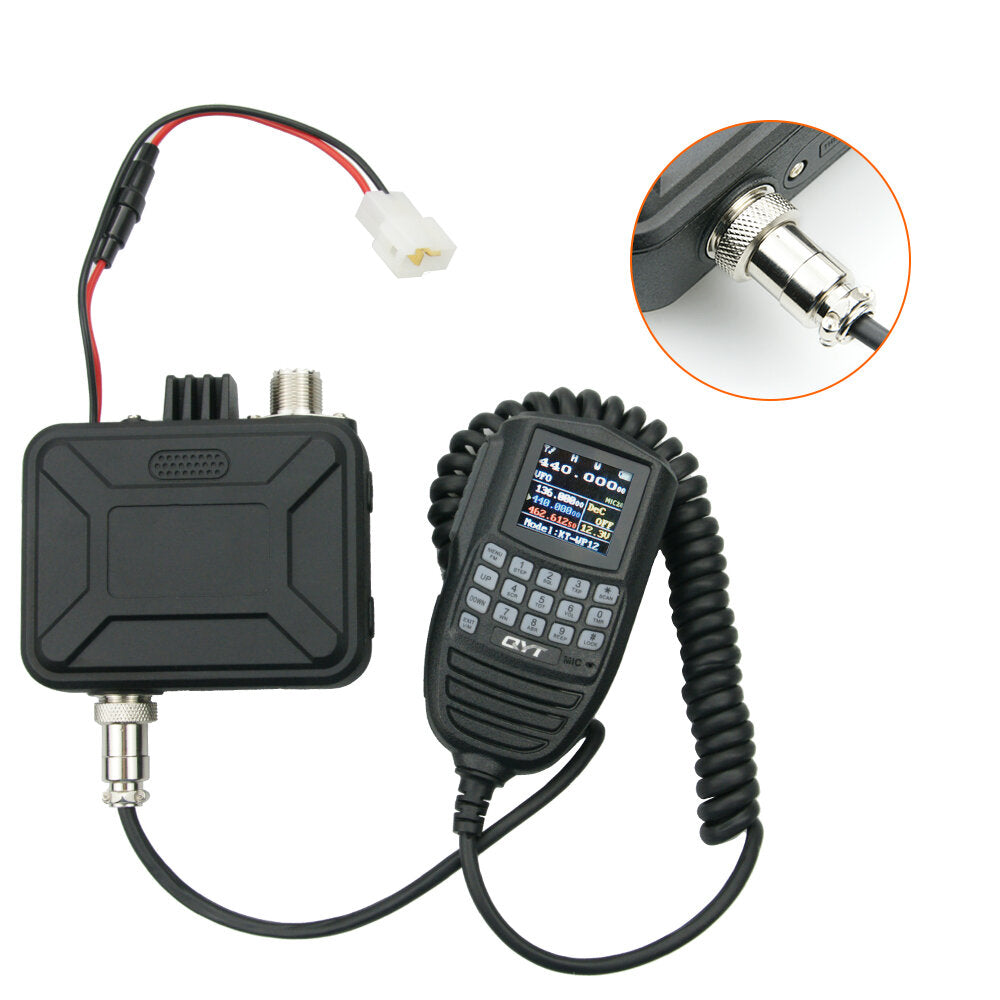 25W 200 Channels Mini Mobile Radio VHF UHF Dual Band Car Ham Radio Transceiver
