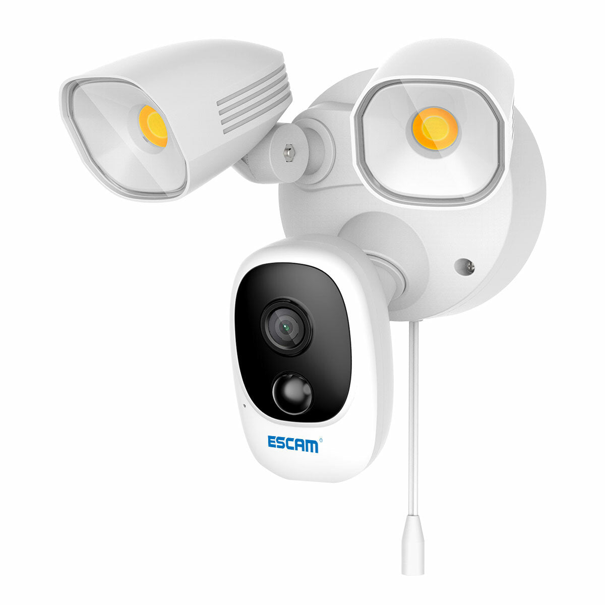 Solar Powered Floodlight 1080P Wireless Battery 1000LM Floodlight Cloud Storage Camera