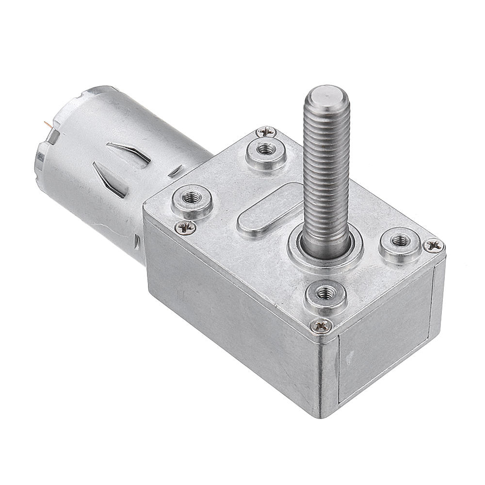 DC 24V Self-locking Worm Gear Motor 10/30/90/150RPM Gear Turbine Reduction Motor
