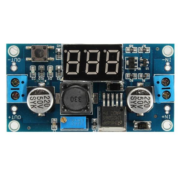 3Pcs DC-DC Voltage Regulator Adjustable Step Down Power Supply Module With Display