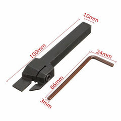10x10x100mm Lathe Turning Tool Holder For MGMN200 Insert For 2mm Cut