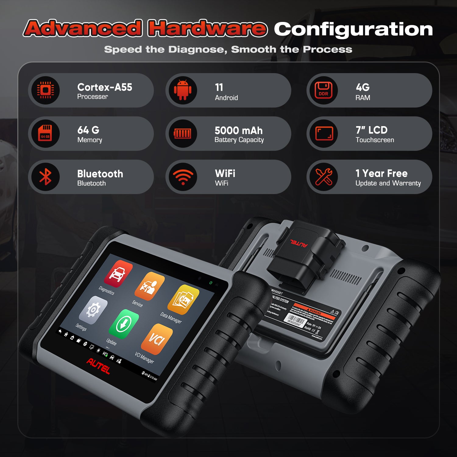 Auto Diagnostic All System Scanner Upgrade of DS808 Same Function as MS906