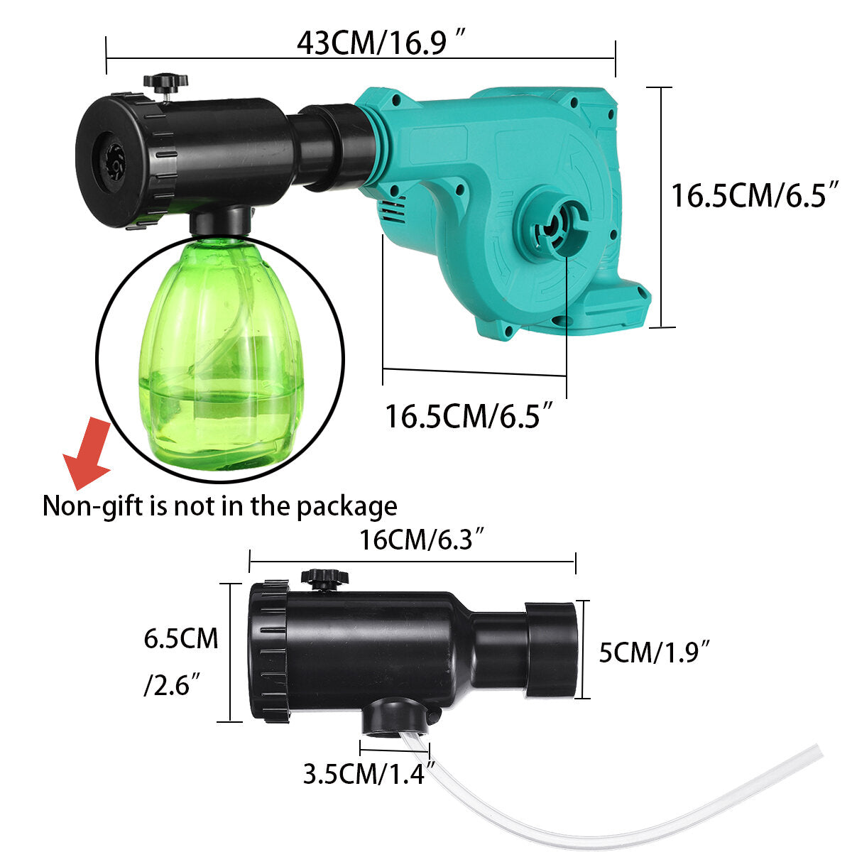 1800W Portable Cordless Car Washer High Pressure Car Household Washer Cleaner Guns Pumps Tools