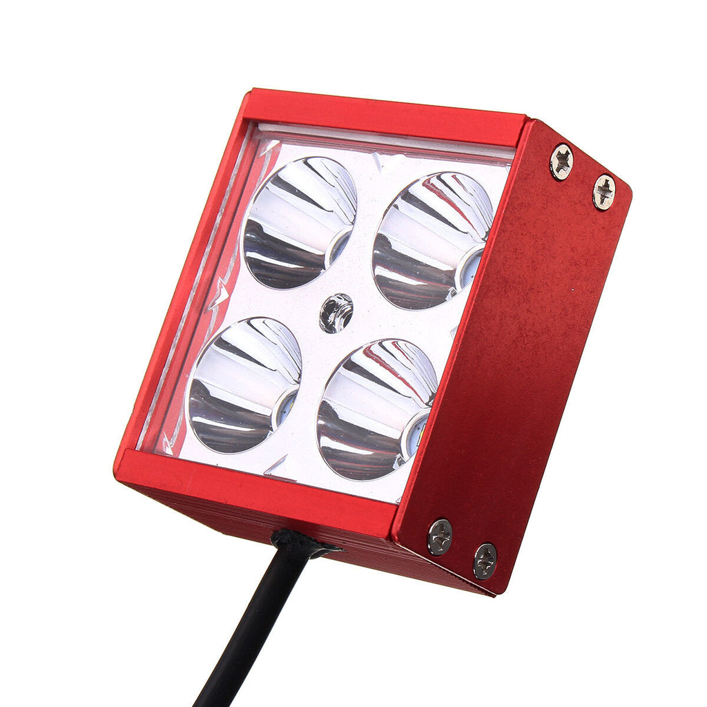 3inche 4LED DC12-24V 12W 2200LM Waterproof Motorcycle Front Bumper Lights Car Network Lights White Light