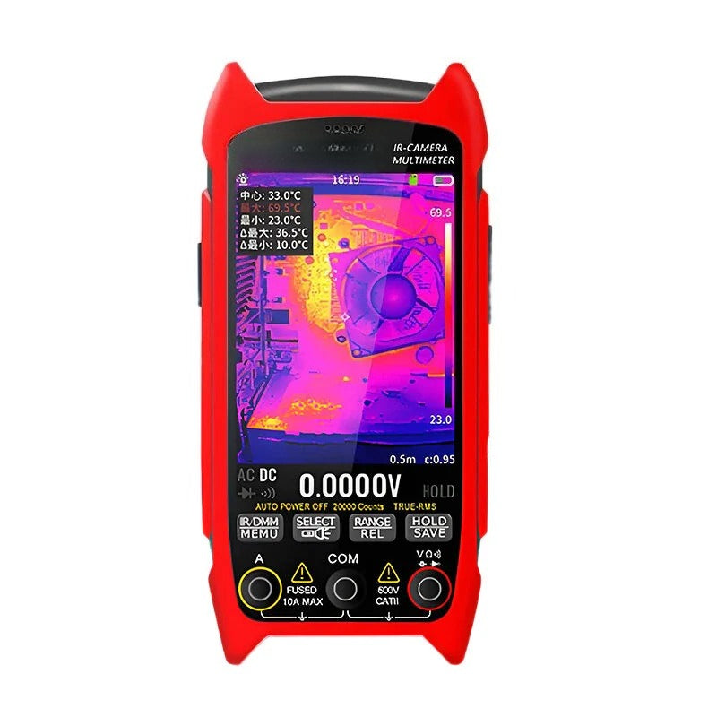 GreenZech Fusion-15 Pro | 256x192 HD Thermal Imaging Multimeter | Professional 2-in-1 Diagnostic Workstation