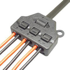 One-in-three-out Two-Pole Branch Terminal Connector Parallel Connection