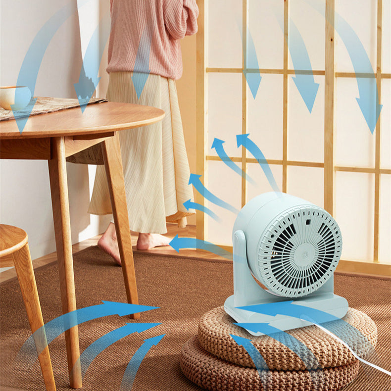 Portable Electric Heater Mini Fan - Silent Fast Heating for Home & Office Spaces
