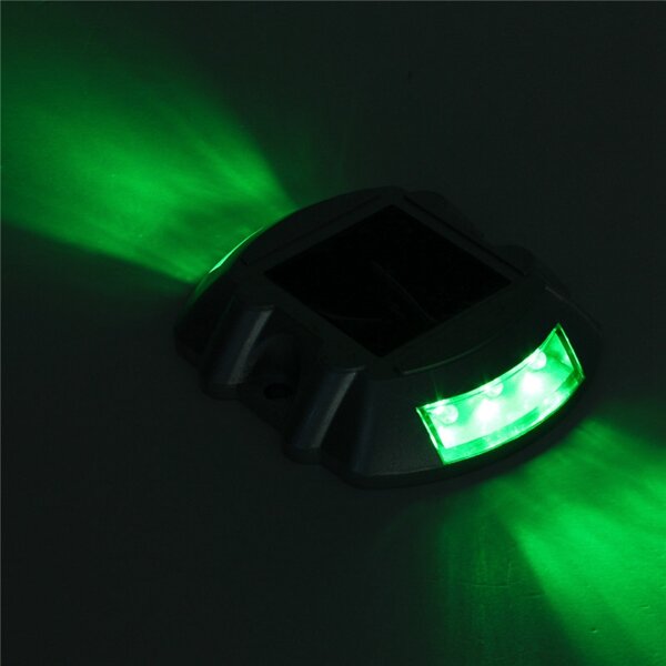 3W Solar Powered 12 LED Lawn Light Outdoor Waterproof IP65 Garden Path Landscape Lamp