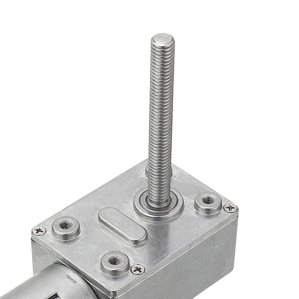 50mm-M6 Screw Worm Gear Motor DC 6/12/24V 150RPM Self-locking Reduction Gear Motor