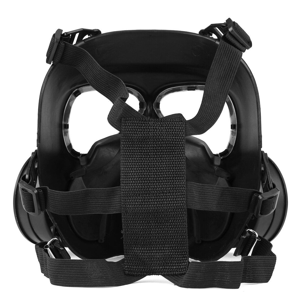 Breathable Gas Mask Double Filter Fan CS Edition Perspiration Dust Face Guard