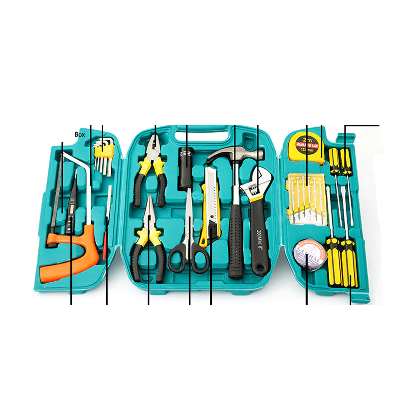 16/27PCS Home Repair Tool Set Insurance Gift Hardware Tool Set Car Set