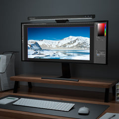 Stepless Dimming Eye-Care Charge Display Hanging Lamp LED Desk Light For Computer PC Monitor LED Read USB Powered Lamp