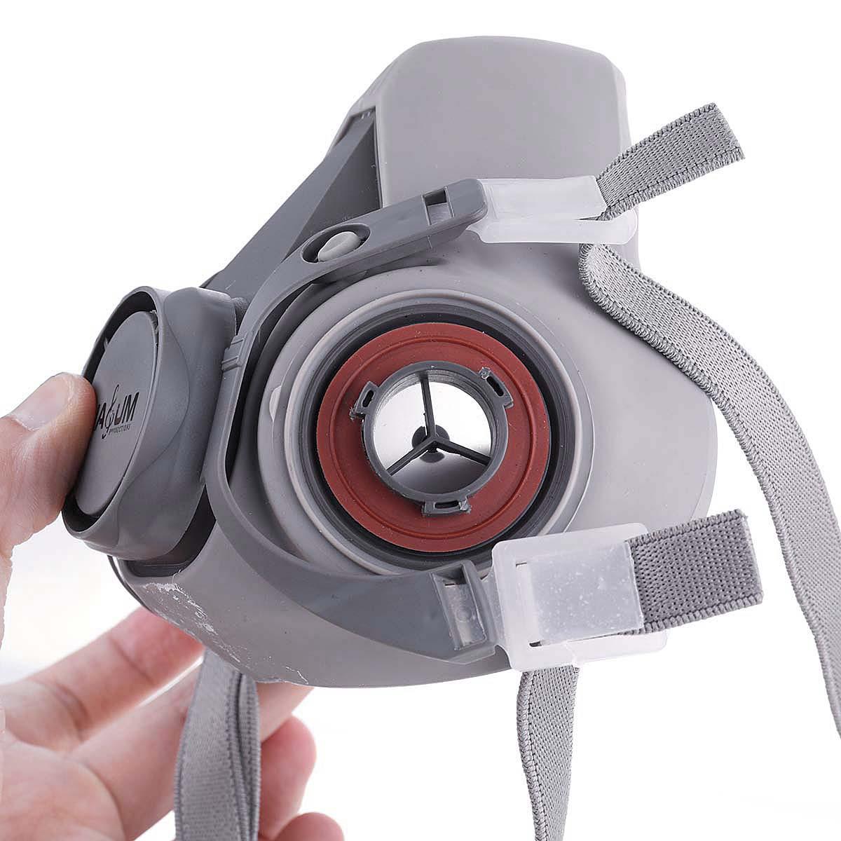 Respirator Mask with Protective Goggles for Paint Spray Dust Chemicals Protection Odour Control