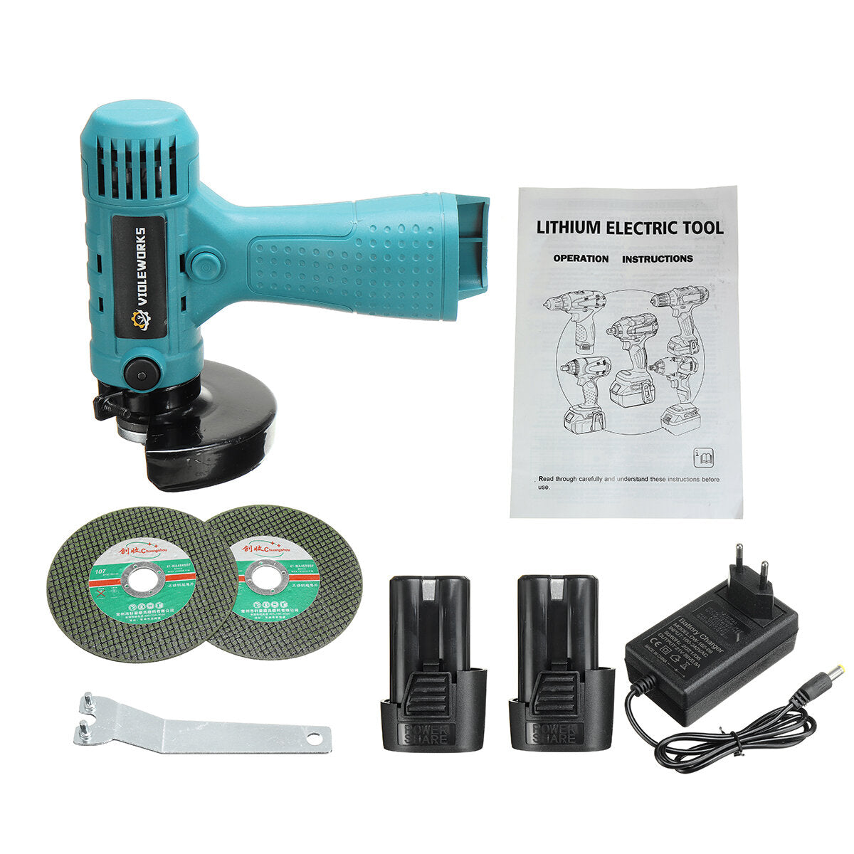 16.8V Mini Angle Grinder Cordless Polishing Grinding Machine Electric Power Tools