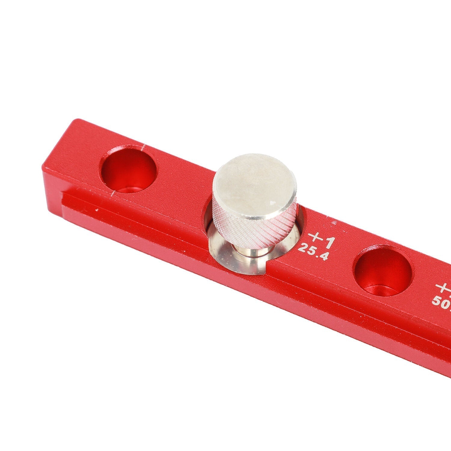 Adjustable Red Woodworking Compass - Multi-functional Tool for Circles, Measuring, and Marking - Durable Aluminum Alloy