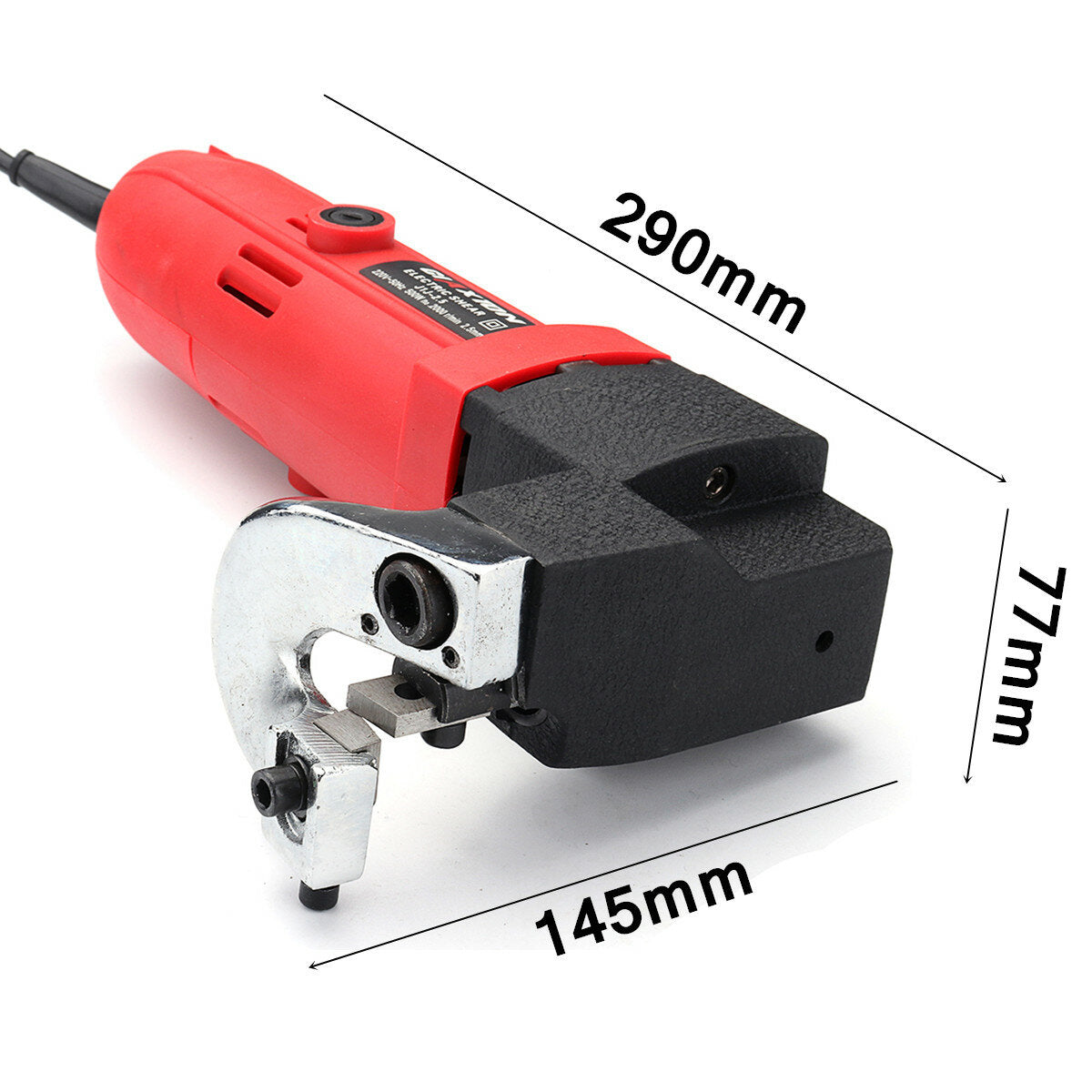 500W Electric Scissor Metal Sheet Cutter 2.5mm Cutting Secateurs For Iron Steel Plate