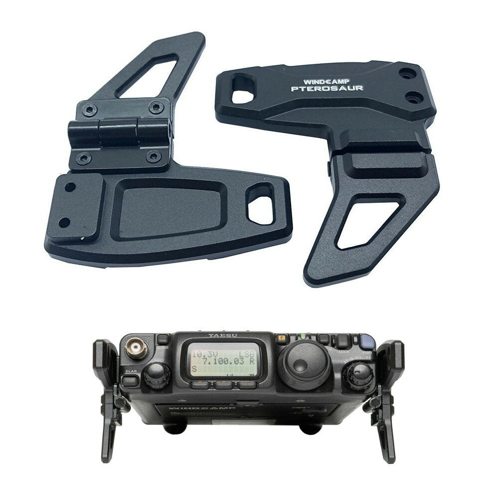 Foldable Radio Stand Bracket Aluminum Alloy For YAESU FT-818ND 817ND Portable Shortwave Radios