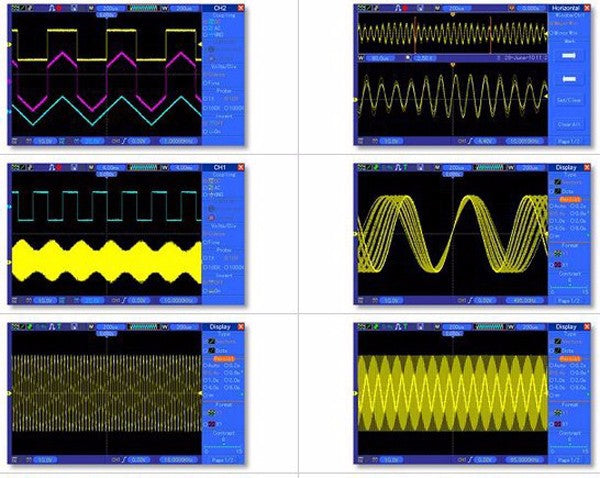 Digital Storage Oscilloscope 70MHz 2Channels 1GSa/s 7inch TFT LCD