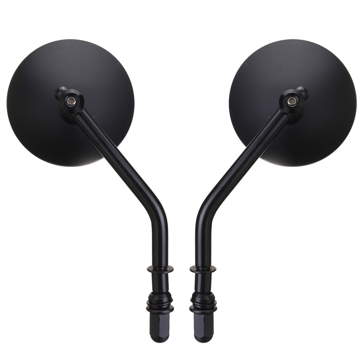 Diameter 85mm Retro Round Rearview Motorcycle Mirrors Long/Short Handle
