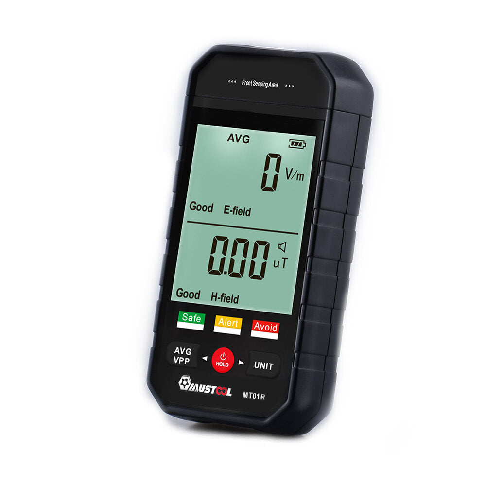 3-inch Electromagnetic Radiation Tester Electric Field & Magnetic Field Detection Radiation Status Rapidly Assess