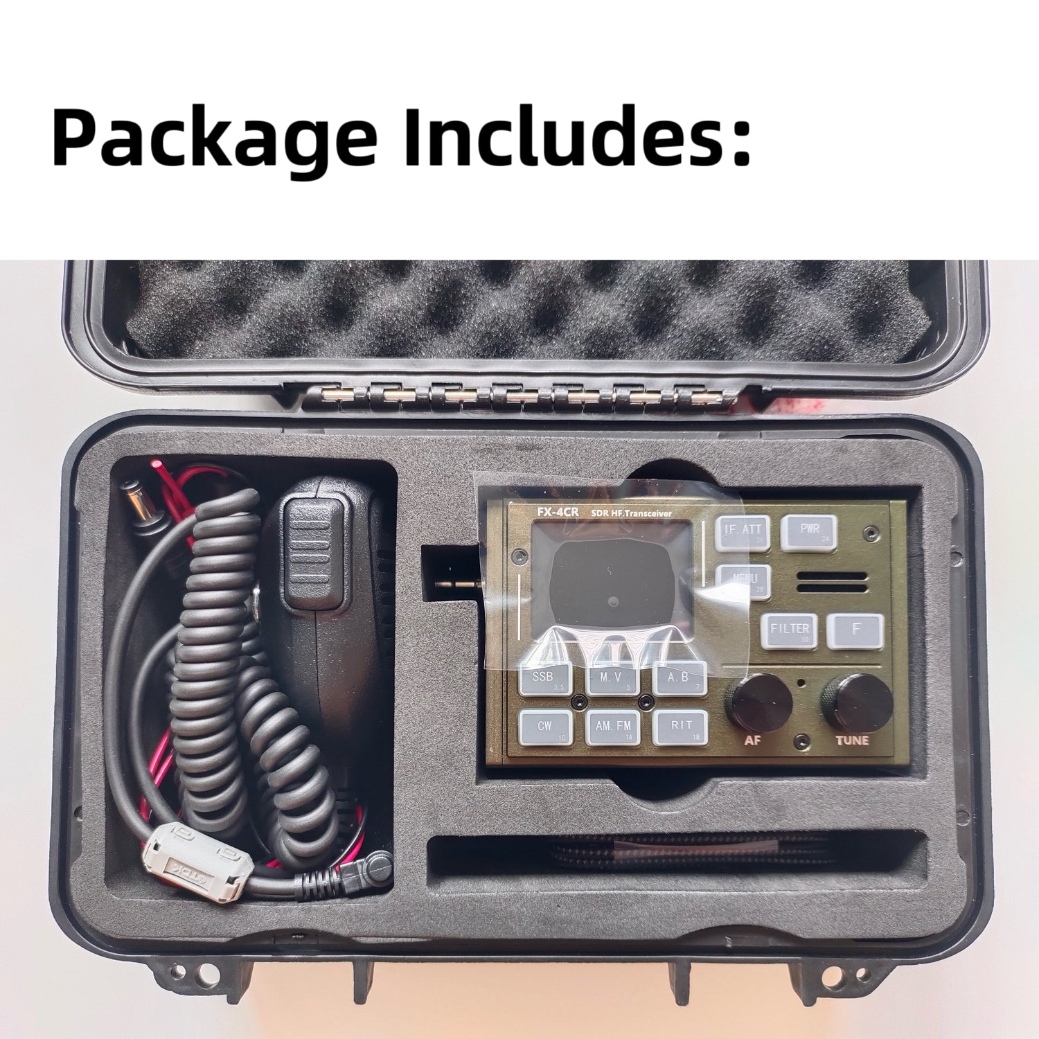 3rd Generation V3 Radio SDR HF Transceiver 1-20W Adjustable Power USB LSB CW AM FM Modes Bluetooth Type-C Port