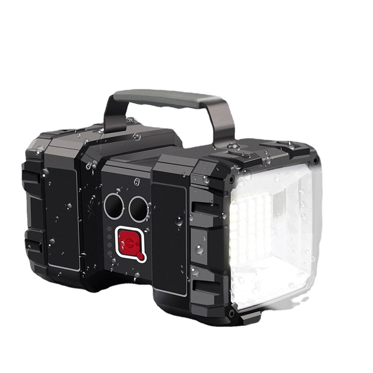Super Bright LED Flashlight 7 Modes USB Rechargeable Spotlight Waterproof Floodlight Camping Hunting