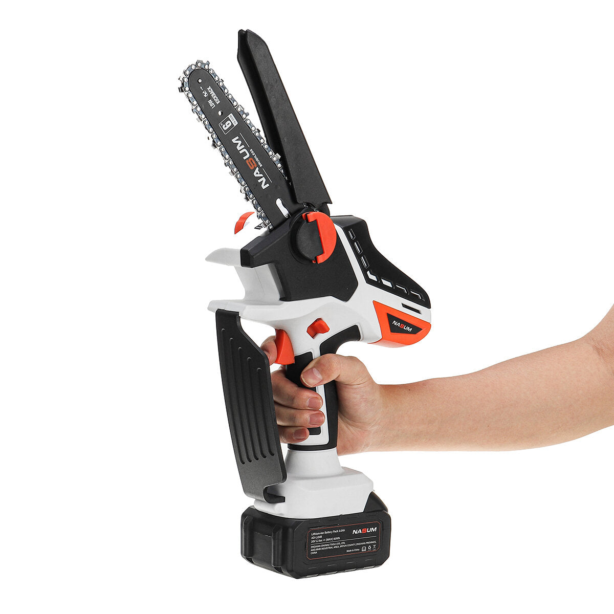 6 Inch Brushless Chainsaw Cordless Mini Handheld Pruning Saw Portable Electric Cutting Tool