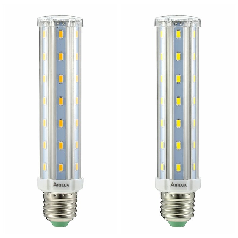 E27 E14 B22 15W 5730 Super Bright No Strobe LED Corn T10 Tubular Bulb Replacement AC85-265V