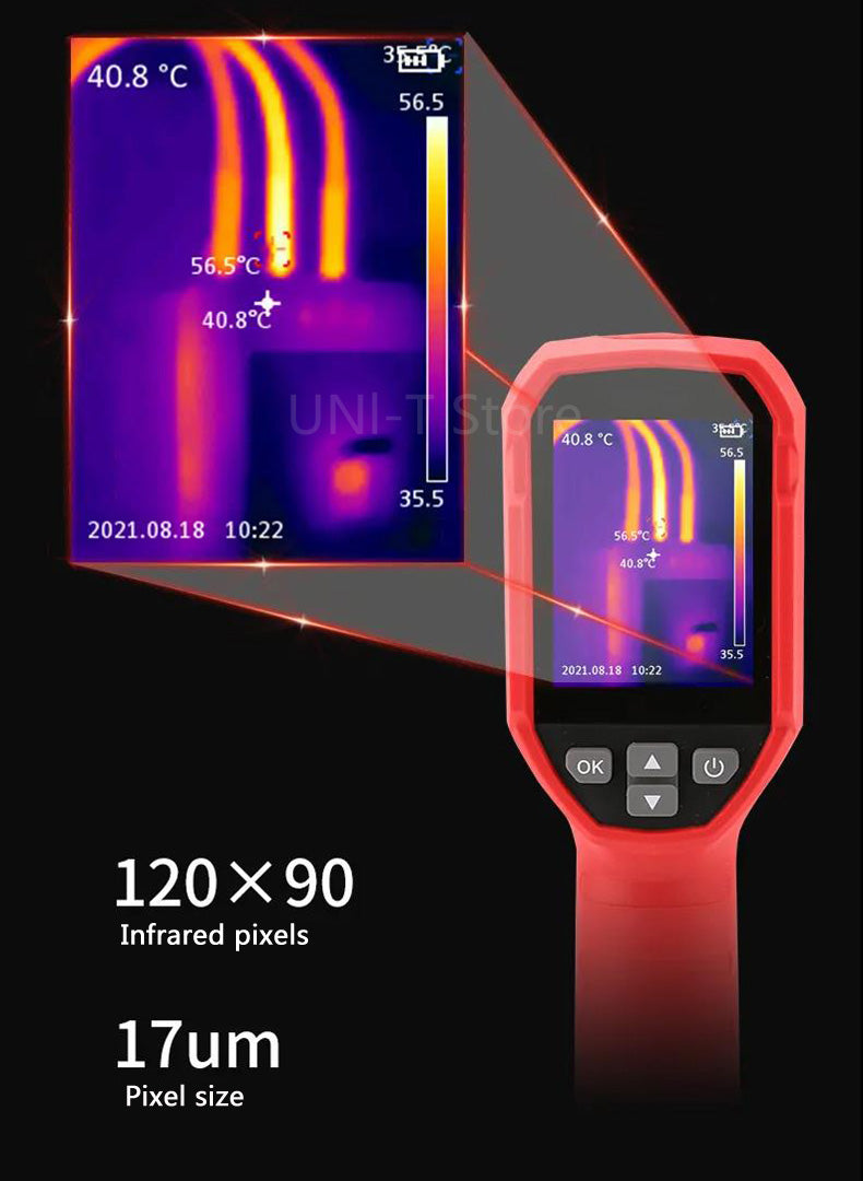 GreenZech Industrial 120 Compact | 120x90 Thermal Imaging Camera | Handheld Infrared Imager for Industrial & PCB Testing