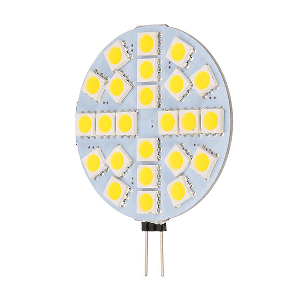 3W Dimmable SMD5050 24LEDs Warm White Pure White Ligth Bulb DC12V