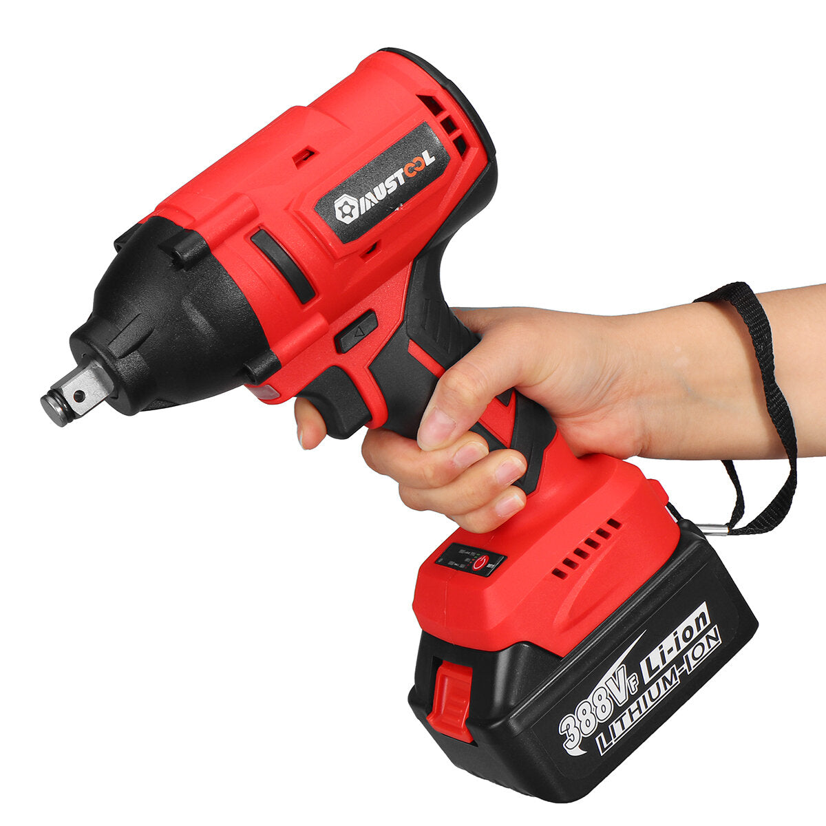 1200N.m 3-IN-1 Switch 1/2" 6200rpm Electric Wrench Woodworking Tool