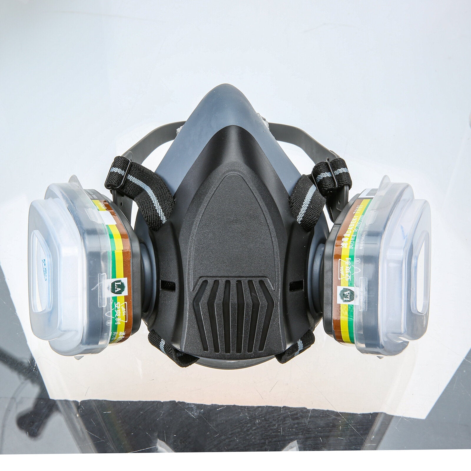 Respirator Half Face Cover Dust Mask with Filters for Industry/Spray/Paint/Agriculture