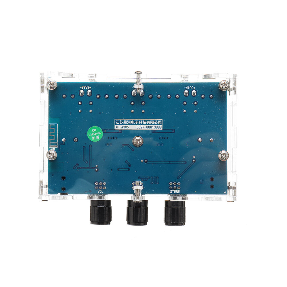 Digital Audio Amplifier Board Bluetooth 5.0 2.1 Channel Audio Bass Subwoofer Stereo 50Wx2+100W Home Theater