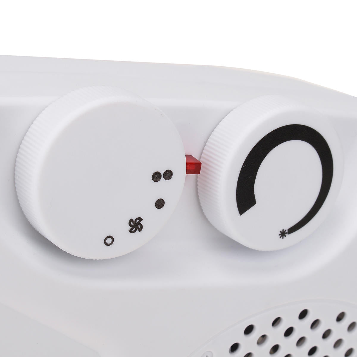 Mini Mute 1800W Electric Heater & Fan, 3 Speeds, Portable Desktop Warmer for Home/Office