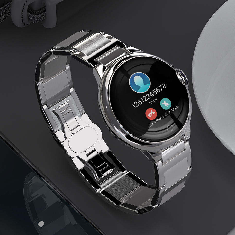 Sapphire Glass Screen Ultra-thin Body Heart Rate Sleep WhatsApp Reminder 45Days Standby Smart Watch