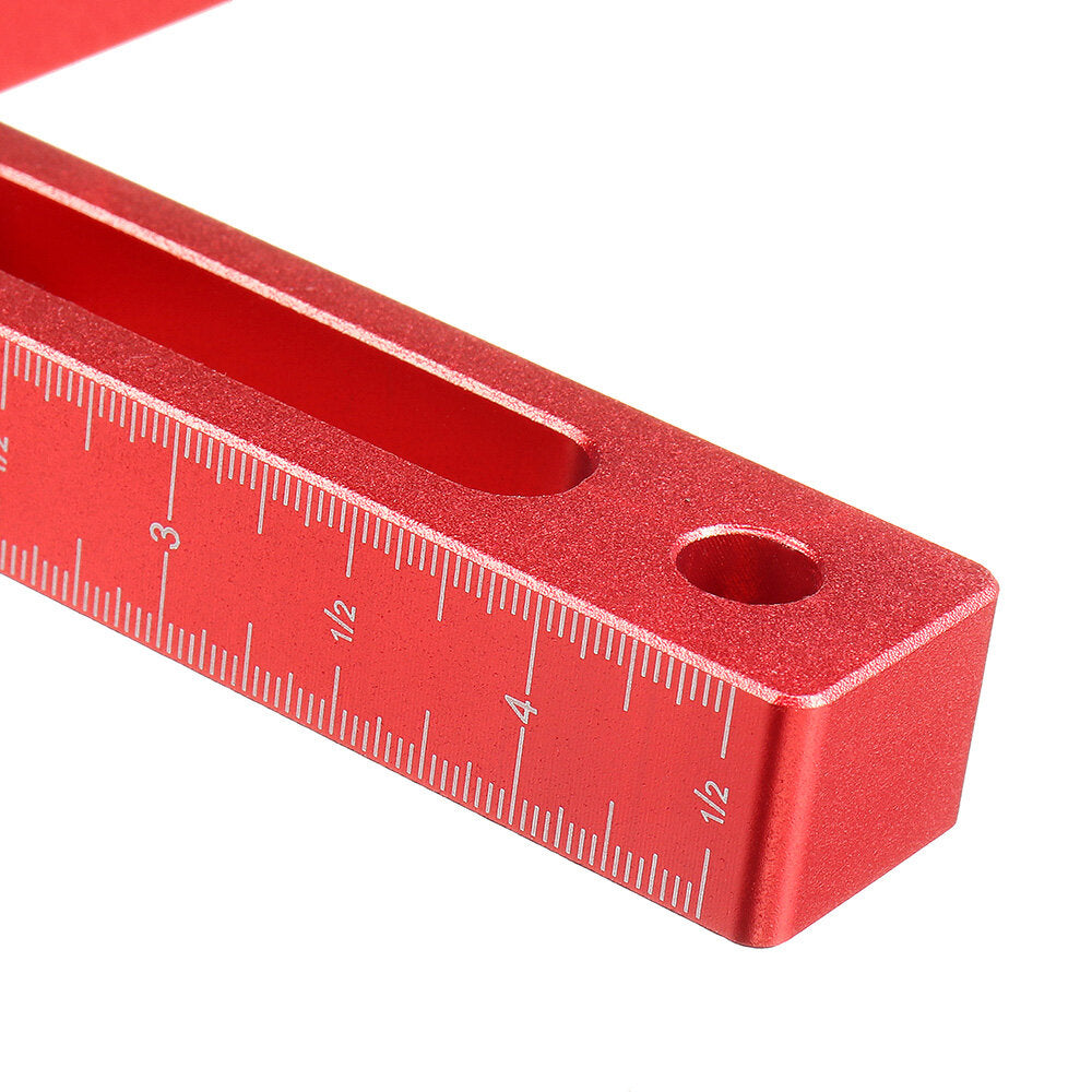 Aluminium Alloy 90 Degree 120x120mm Precision Clamping Square Woodworking L-Shaped Auxiliary Fixture