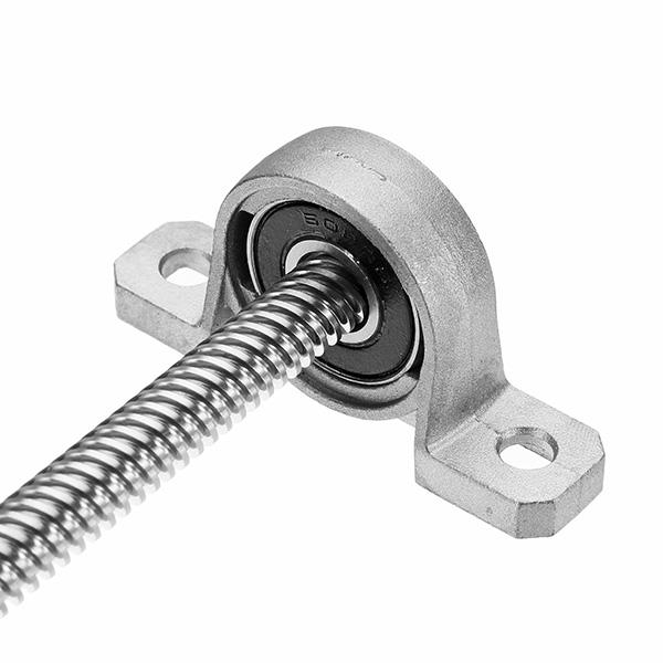 400mm Lead Screw Set with Nut Housing Bracket Mounted Ball Bearing and Shaft Coupling