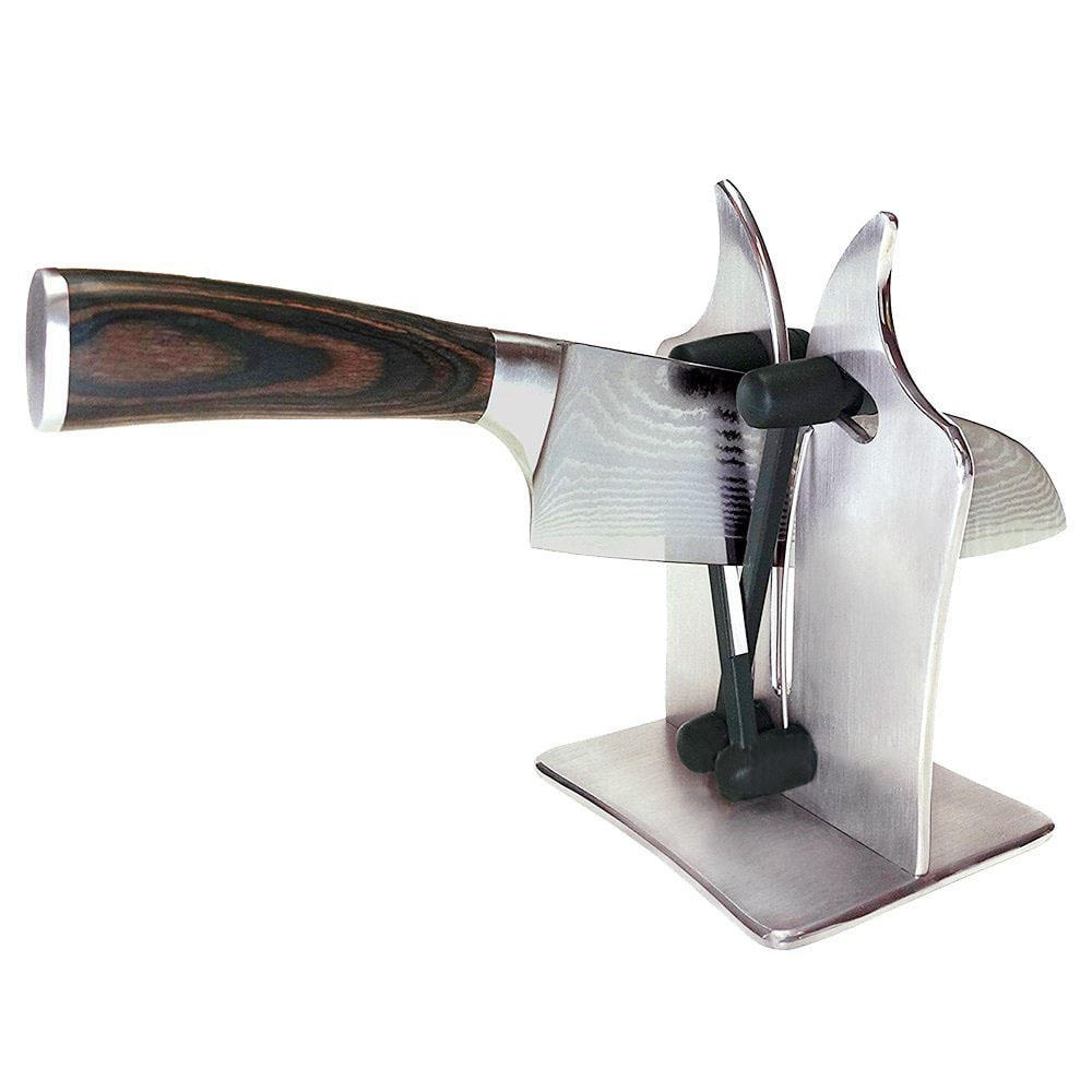 Knife Sharpen Stone Kitchen Knife Sharpener Polishes Serrated Beveled And Standard Blades Household Sharpener Polishes Serrated