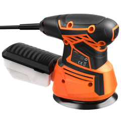 350W Random Orbital Sander Rotary Sander with 20Pcs Sandpapers Hand Sander Dust Collection Box