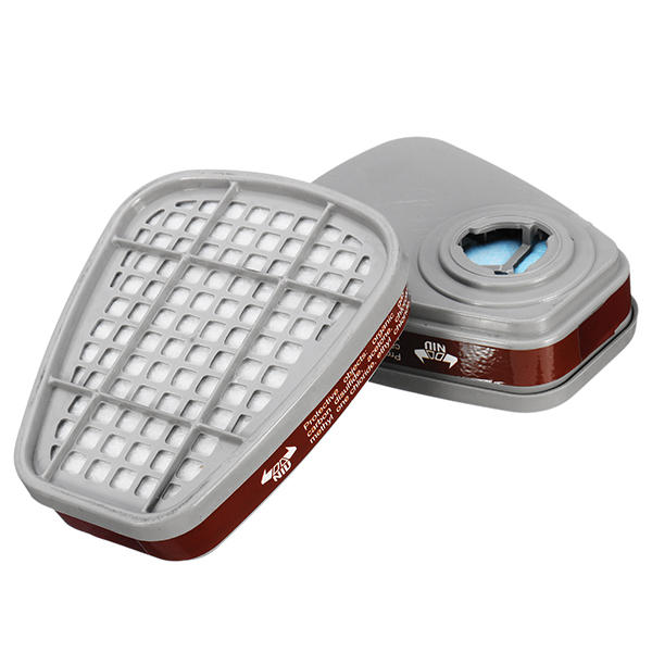 Double Gas Mask Protection Filter Chemical Half Face Respirator Mask