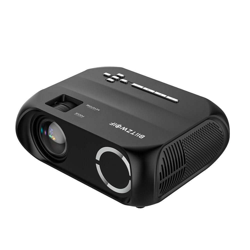 LCD LED HD Projector 6000 Lumens Beamer 1280x720 Pixels Wireless Phone Same Screen 16.7 Million Colors 3500:1 Contrast Ratio