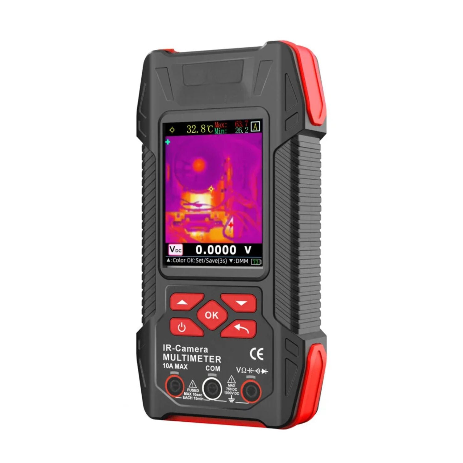 GreenZech Fusion-34 Pro Series | 240x240 HD Thermal Imaging Multimeter | Professional 3-in-1 & 5-in-1 Diagnostic Tool
