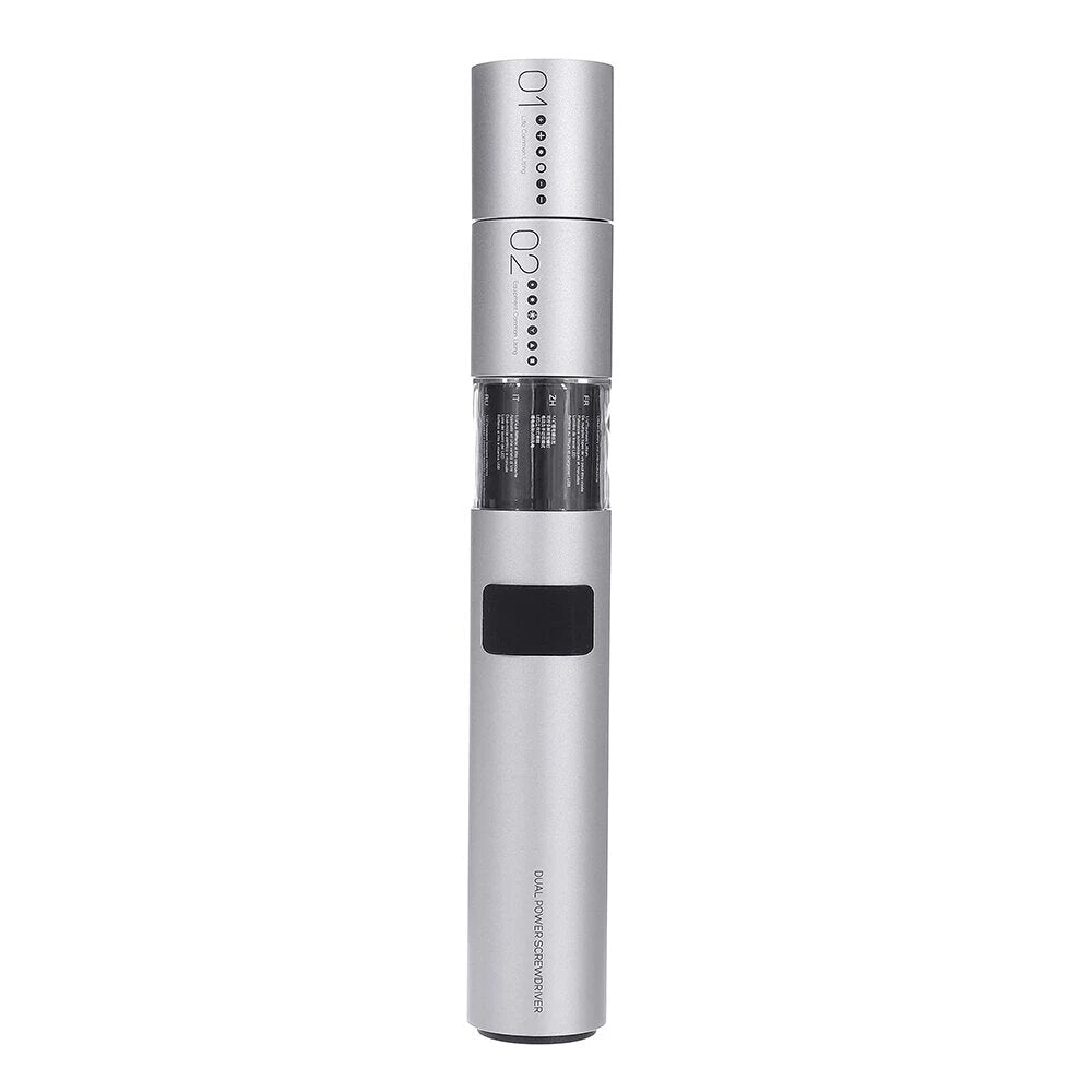 12 in 1 1300mAh Electric Screwdriver Magnetic Suction One Button Design with 3 LED Shadowless Lights