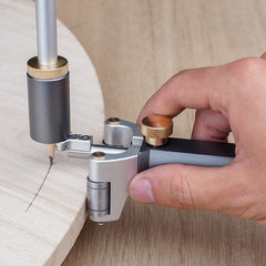 Straight Arc Scriber Tool with 2 Pencils - Aluminum Alloy, Anodized, 0-120mm Range, Smooth Operation, Accurate Drawing