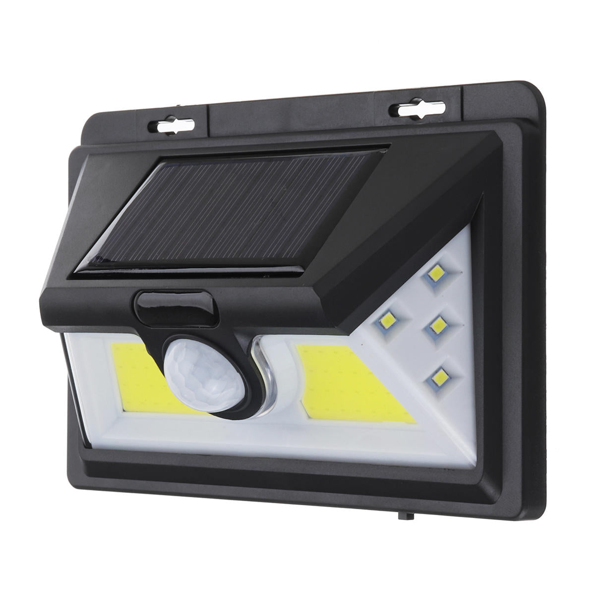 COB LED Wall Solar  Light PIR Motion Sensor Outdoor Garden Yard Lamp Waterproor