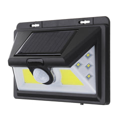 COB LED Wall Solar  Light PIR Motion Sensor Outdoor Garden Yard Lamp Waterproor