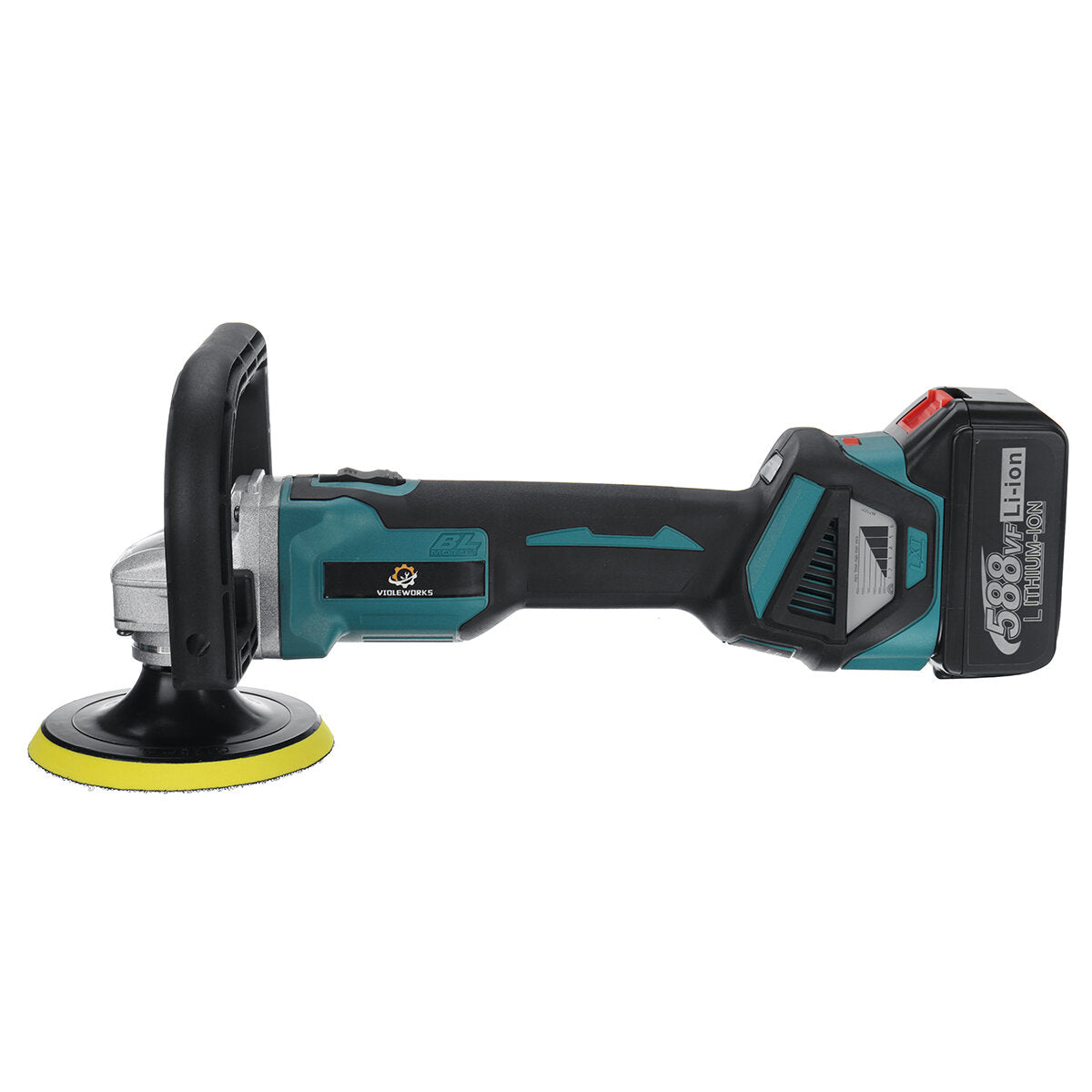 588VF 6 Speed 2 In 1 Cordless Angle Grinder Car Polisher Brushless Electric Angle Grinder Grinding Machine Fit Makiita