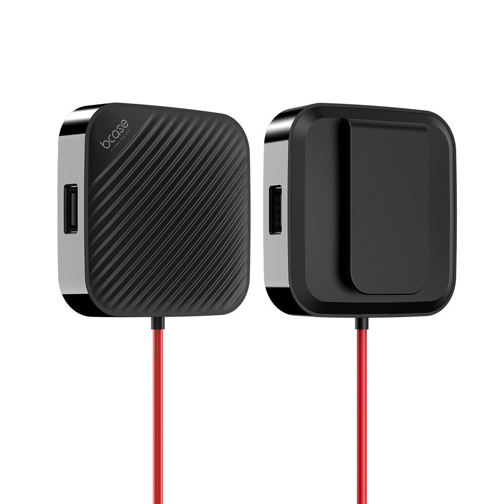 36W 4-Port Passenger Car Charger Fast Charging with 2 USB Ports 1.5M Cable